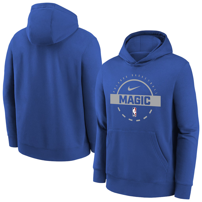 Men's Orlando Magic Royal 2025/26 Practice Club Pullover Hoodie